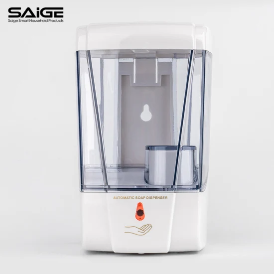 Saige 700 мл Настенный автоматический датчик для отеля Бесконтактный автоматический дозатор гелевого жидкого мыла