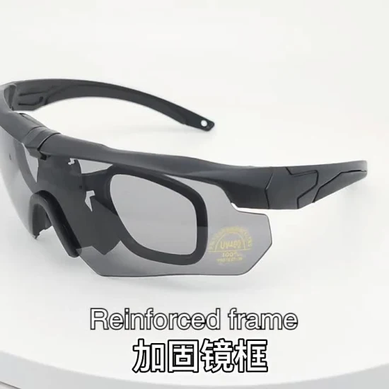 Очки со сменными линзами в полурамке, УФ-фильтр, ветрозащитные и пылезащитные очки